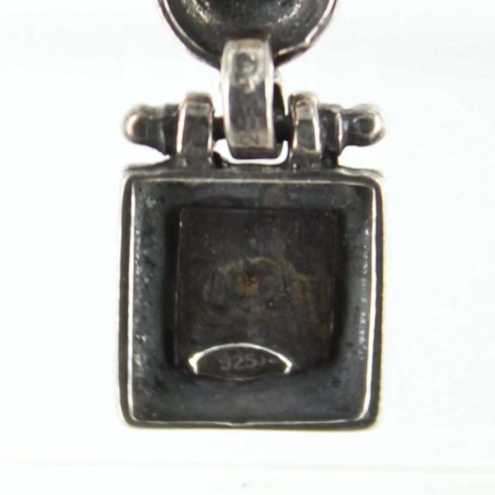 925 Sterling silver pendant with garnet - Picture 3 of 3
